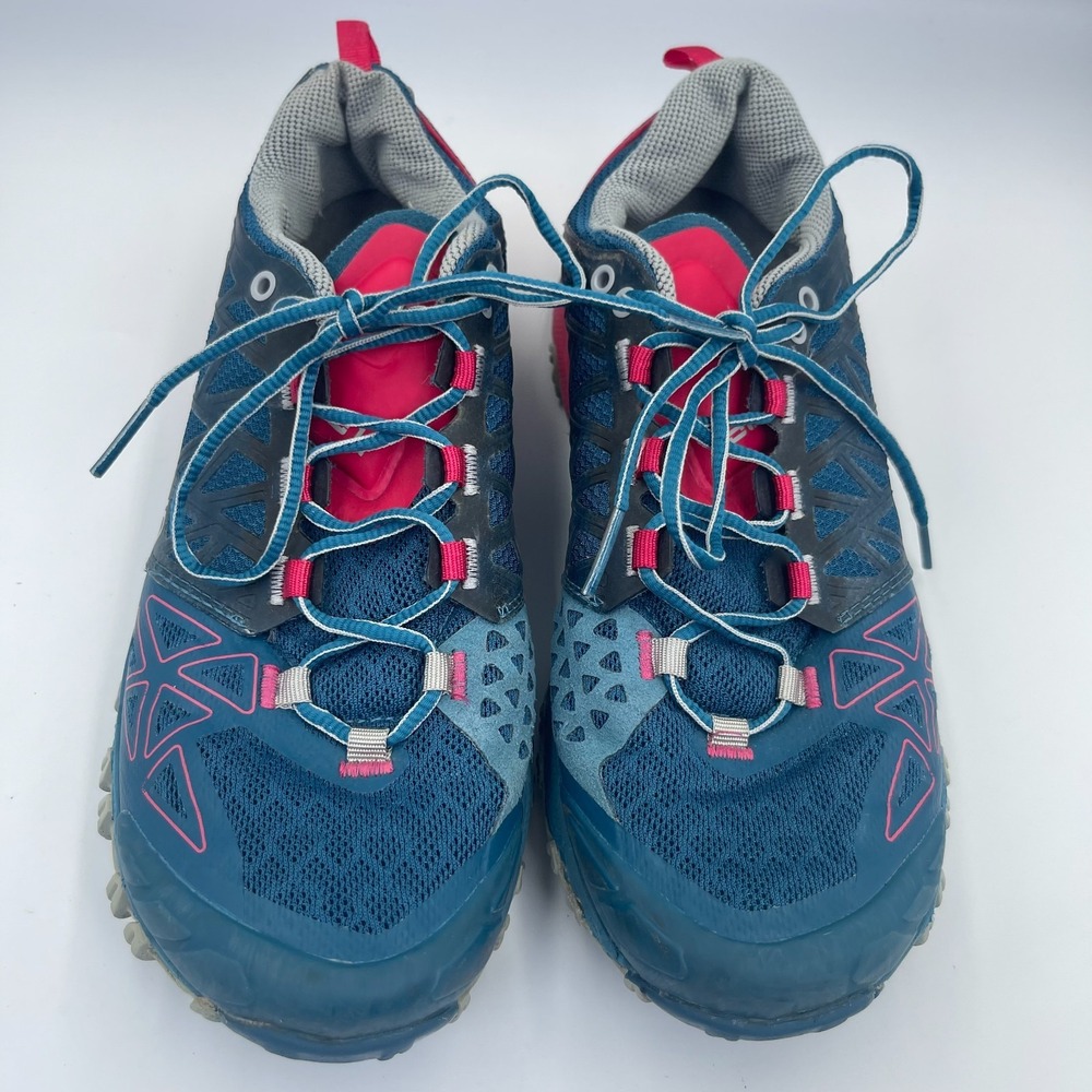 La Sportiva Bushido II Trail Running Shoes Women's Size 9 Blue & Pink Outdoor